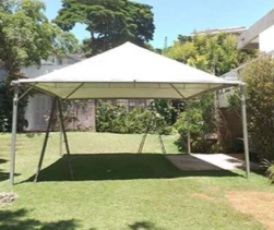 Tendas montadas para evento